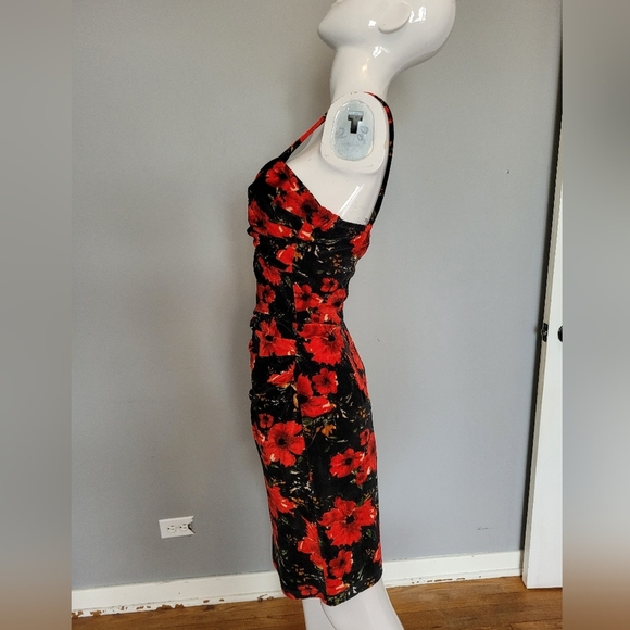 Bettie Page by Tatyana Glam Poppy Pencil Dress, VGUC, Size M - Picture 5 of 7